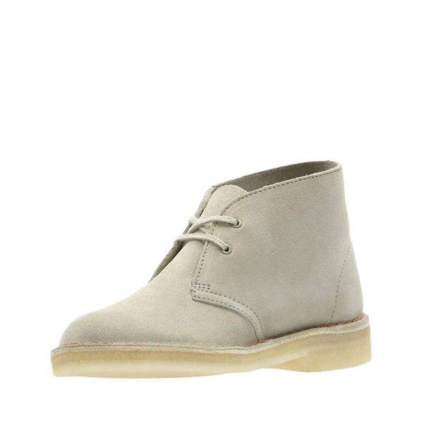 Clarks Womens Desert Boot Ankle Boots Sand Suede | UK-5124789